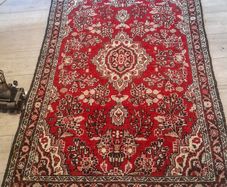 Antique hand knotted Oriental rug