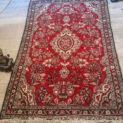 Antique hand knotted Oriental rug