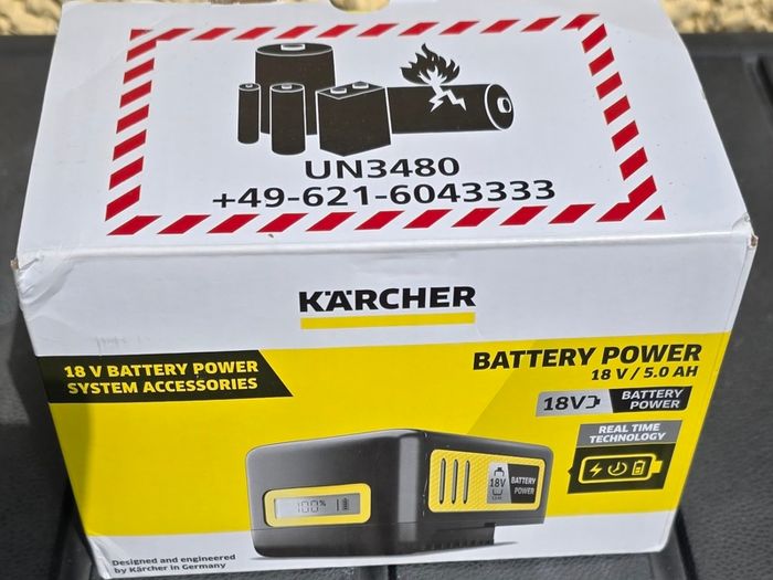 Brand New Karcher KHB5 Power Washer and Spare 5AH Battery