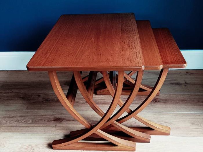 Mid Century Vintage Retro Nathan nest of tables