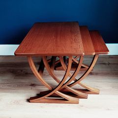 Mid Century Vintage Retro Nathan nest of tables