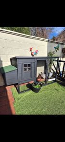 Chicken coop & 2 chickens