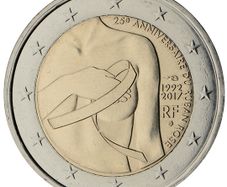 France 2 Euro Commemorative Coin 2017 - Breast Cancer Research. Uncirculated.