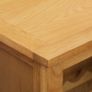 Wine Cabinet 56x32x110 cm Solid Oak Wood Image 2