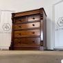 Victorian Scottish Flame Mahogany Chest Of Drawers Image 3