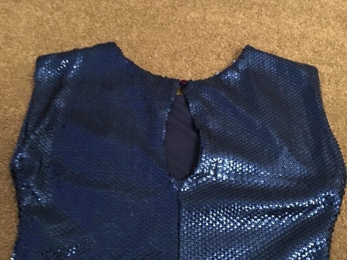 NEW Blue sequence dress. Size 10. Perfect for New Years and special occasions