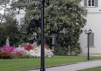 Garden lights Triple Lantern Lamp Posts 2.4 Meter High