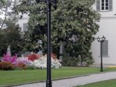 Garden lights Triple Lantern Lamp Posts 2.4 Meter High