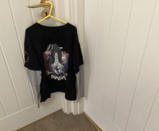 Black M&S T-shirt age 10/11