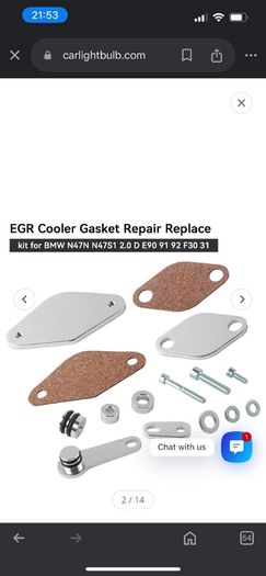 Valve Gasket Repair Kit For BMW n47 2.0 D F20 F21 F22 F23 F30 F31 F32