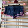 shorts Victoria secrets size large blue velvet & pink logo Image 2