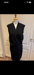 Selected Femme fully lined black dress size 10