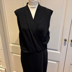Selected Femme fully lined black dress size 10