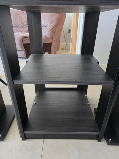 Hi Fi rack with Led  + speaker standing