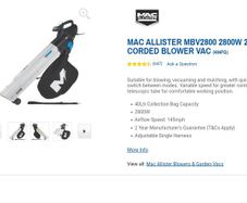 Leaf Blower with Mulcher