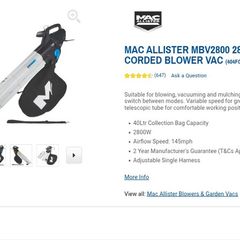 Leaf Blower with Mulcher