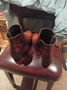 Brown ankle boots