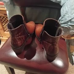 Brown ankle boots