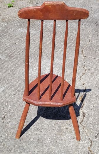 Vintage apprentice piece chair
