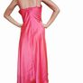 Savida hot pink satin slip dress with rose Image 2