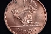 Ireland - 1968 - 1 Penny - Hen with Chicks - UNC - KM.11 - [276]