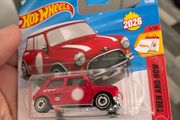 Red classic mini hot wheel