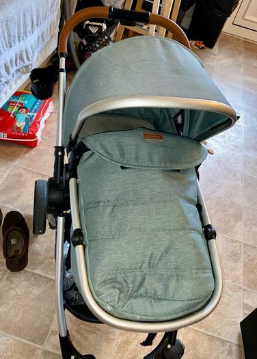 Sea Green Panorama XTI buggy & car seat