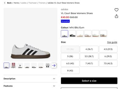 Adidas Women Shoes UK 4.5 New