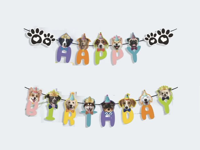 Dog Birthday Banner