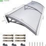 Front Door Canopy Outdoor Awning, Rain Shelter for Back Door, Porch, Window, 200 x 80 cm (FREE POSTAGE) Image 5