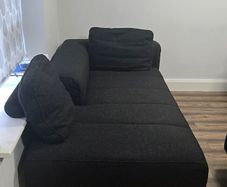 Designer Sofa with Footstool