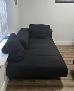 Designer Sofa with Footstool