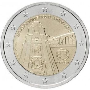Portugal 2 Euro Commemorative Coin 2013 - 250 Years of the Torre dos Clerigos. UNCIRCULATED
