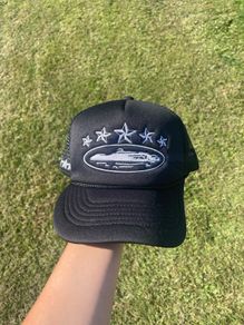 Cortez black trucker cap