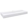 Wash Basin 120x46x11 cm Mineral Cast/Marble Cast White Image 2