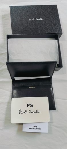 Paul Smith New In Box Mens Wallet Cc Multi Detail