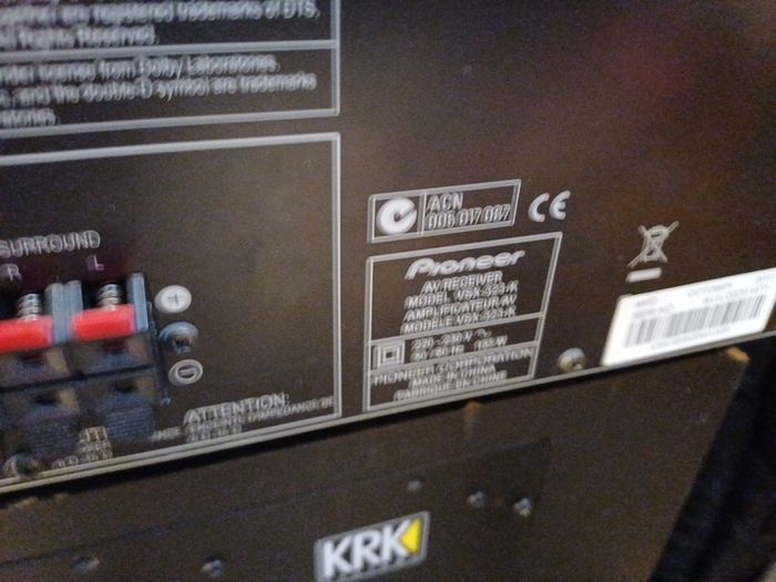 Pioneer receiver amplifier for repair or parts