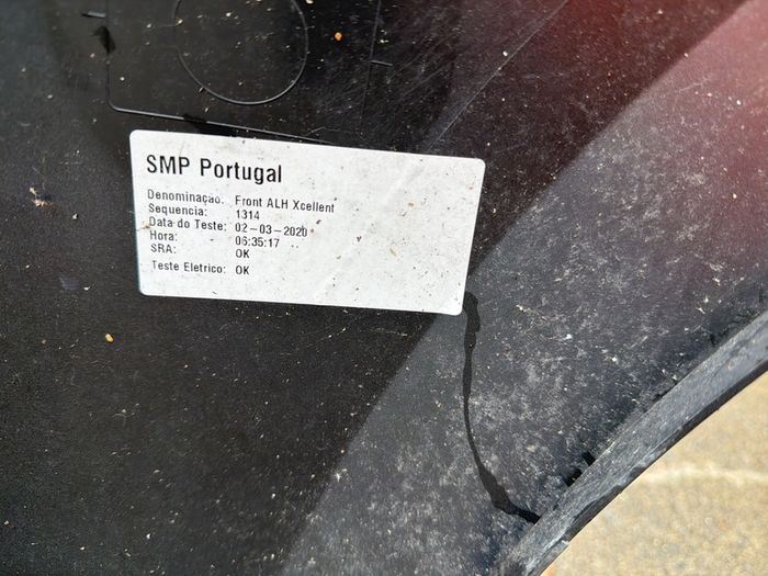 Seat Alhambra front bumper