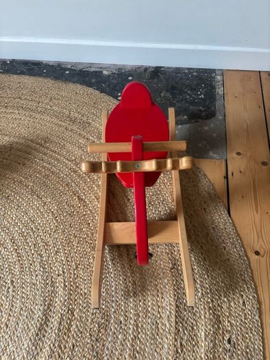 Rocking chair wooden toy