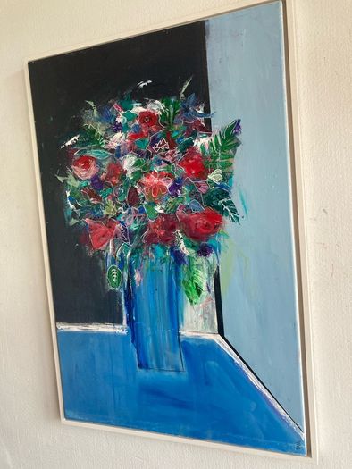 Large Original Floral Painting Original Art Contemporary Art Modern Irish abstract art