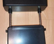 Additional car armrest.