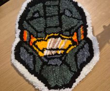 Master Chief (Halo) tufted art