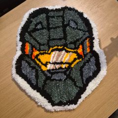 Master Chief (Halo) tufted art