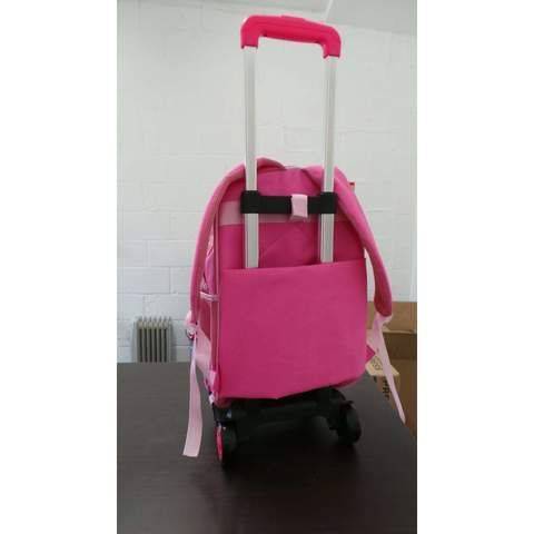 Personalised kids travel bag Pink with your own picture or photo / back to school stationery
