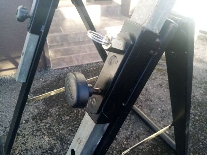 Robust Steel A-Frame Equipment Stand for Mixer, DJ Flight Cases or Keyboard