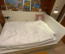 ikea malm ottoman bedframe standard double