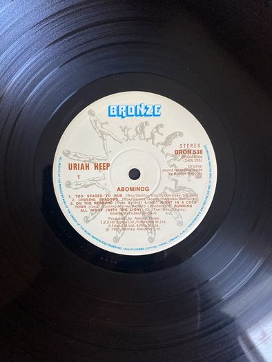 Uriah Heep "Abominog" vinyl