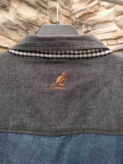 Men's Kangol long sleeve cotton shirt  Size XL