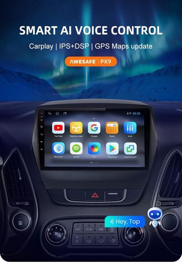 2din Android 11 Car Radio Multimedia GPS Maps Video Player Navigation GPS For Hyundai Tucson IX35 2011-2014