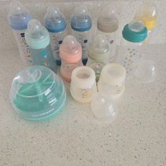 MAM Bottles + microwave soother steriliser